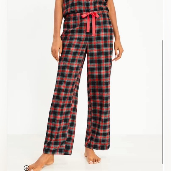 LOFT NWT Plaid Short Sleeve Traditional Pajama SET - Picture 2 of 3